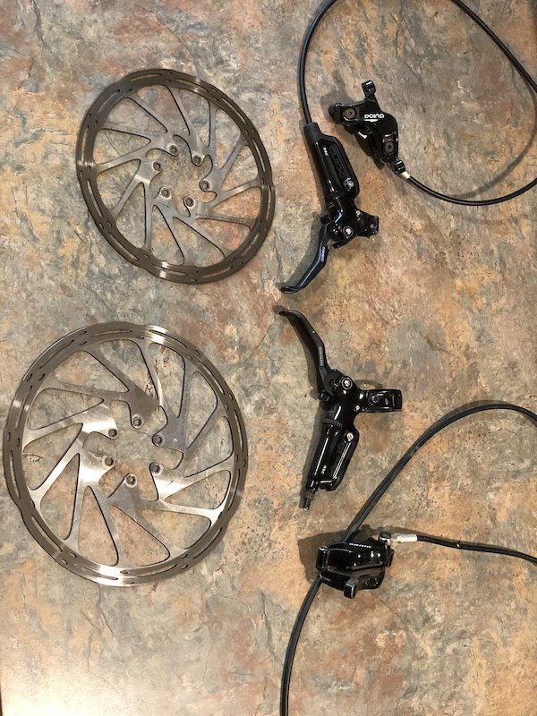 2018 SRAM Guide RSC + 200/180 Rotors For Sale