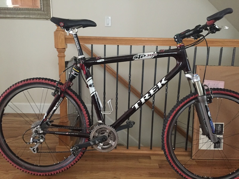 2001 Trek STP 300 Carbon XL Frame Upgraded Components For Sale