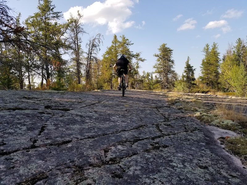 Paul's Landing Mountain Biking Trail Pinawa, Manitoba
