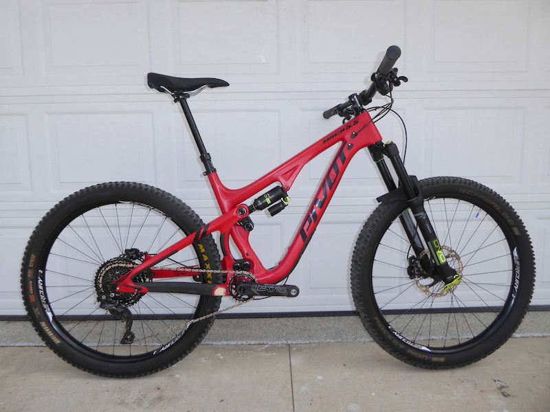 Pivot Mach 5 Rear Shock Dimensions Chart.pdf 2018 Pivot Mach 5.5 Custom build with DVO suspension Medium For Sale
