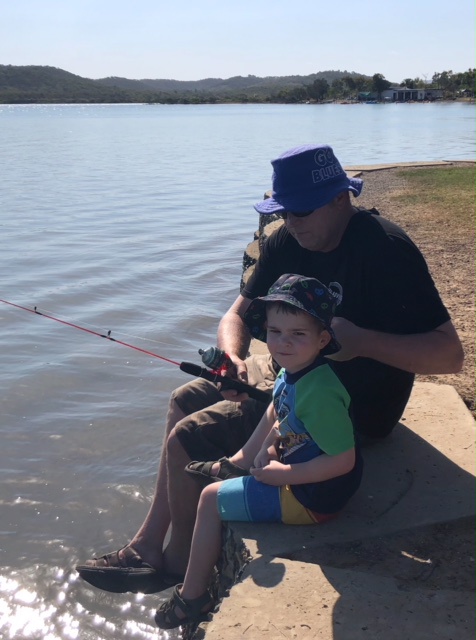 Fishing with my son