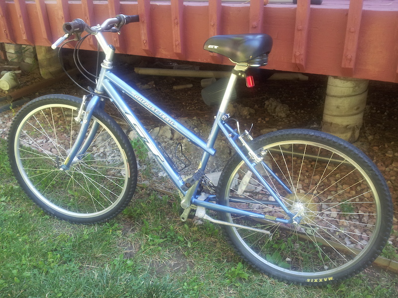 old style ladies bike with basket