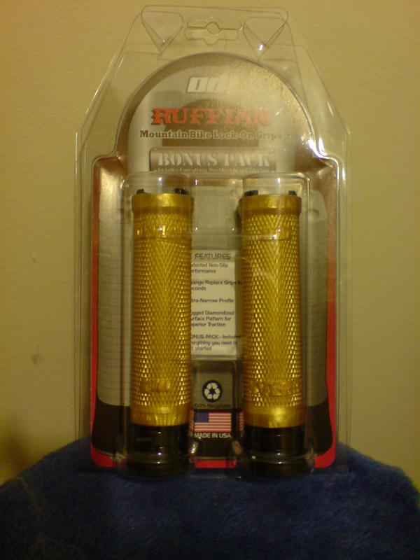 Brand new Odi Ruffian Lock-On grips in limited edition Gold, for sale!!!  now on UK ebay, just type in Odi Gold