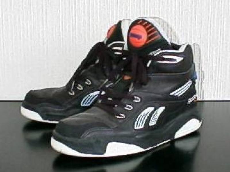 reebok double pump basketball shoes 