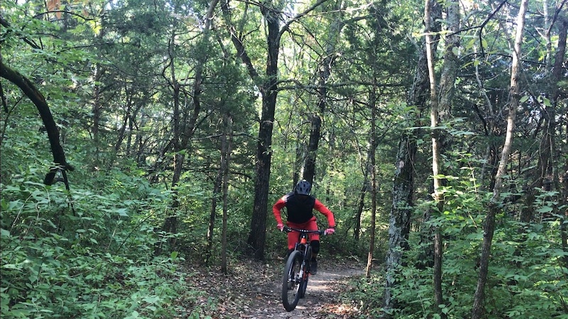 Lake jacomo mountain online bike trails