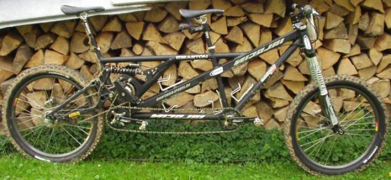 I want a tandem DH bike, with a g-box.