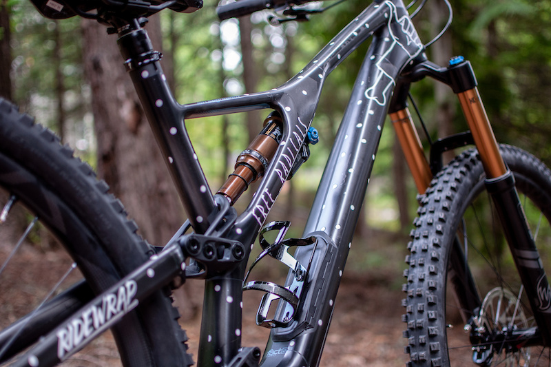 Bicycle Frame Protection Set Carbon Green Foil V2 Sticker MTB BMX Paint