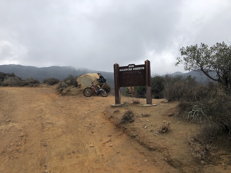 black star canyon mountain bike trail