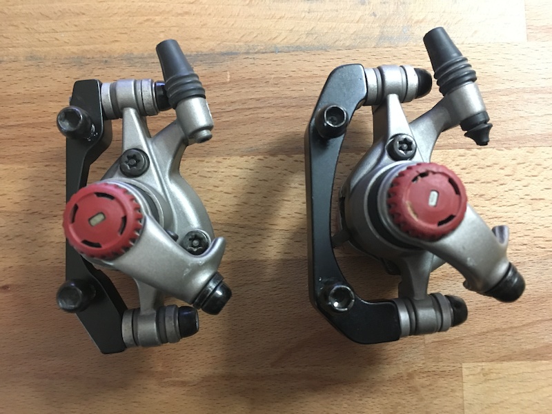 Avid BB7 MTN Disc Brakes Pair w/ 160mm Brackets For Sale