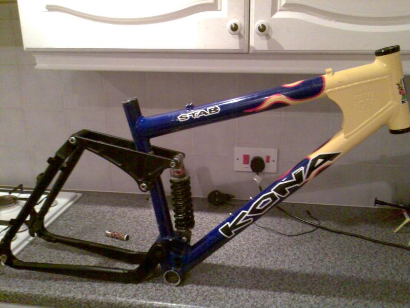 FRAME FOR SALE.                1998 kona stab. NOW SOLD

         NOW SOLD