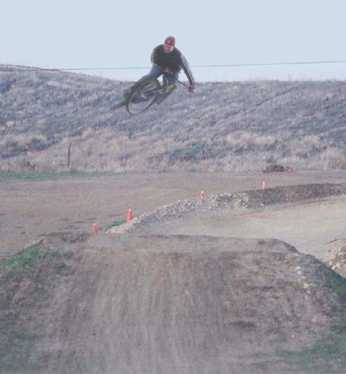 One of my favorite jumps, when you hit the landing and the wind isn't in your face. Later suckers!