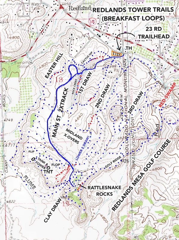 Weaver Way Mountain Biking Trail Grand Junction, CO