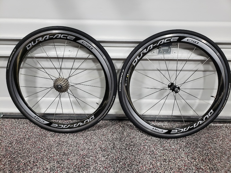 2016 Dura Ace 9000 C50 Carbon Clincher Wheelset For Sale