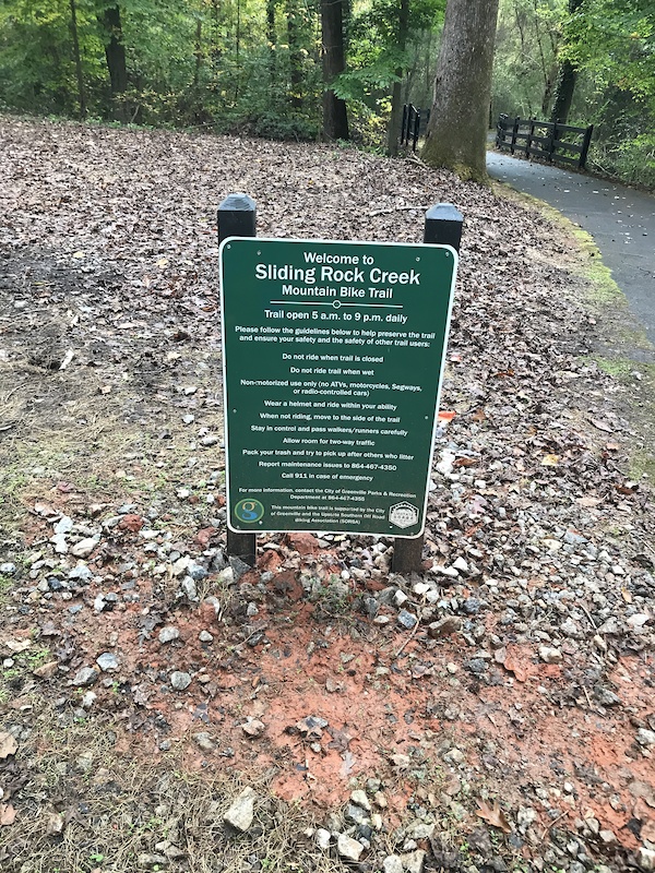 Sliding Rock Creek Multi Trail Greenville, SC