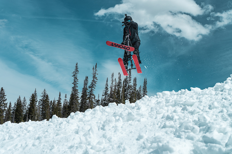 Snow Bike Session! Would You Ever SNOGO? 