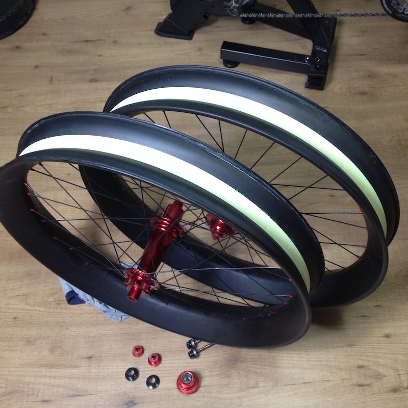 Fat Bike Wheelset Carbon 90mm Borealis Hubs For Sale