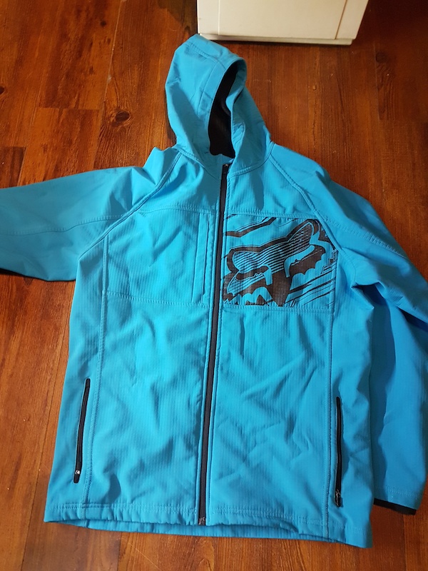 Fox Softshell Jacket- Blue- Size Large For Sale