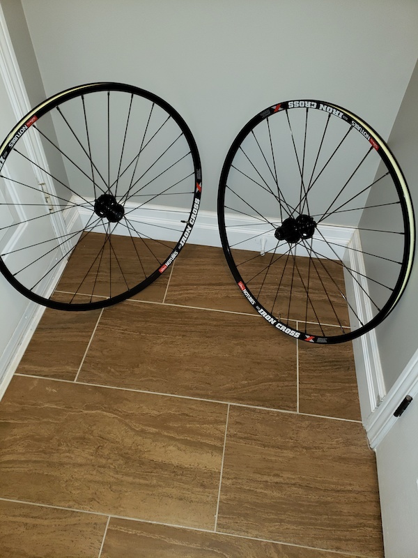 2017 STAN'S NOTUBES Iron Cross Pro Road Wheelset For Sale