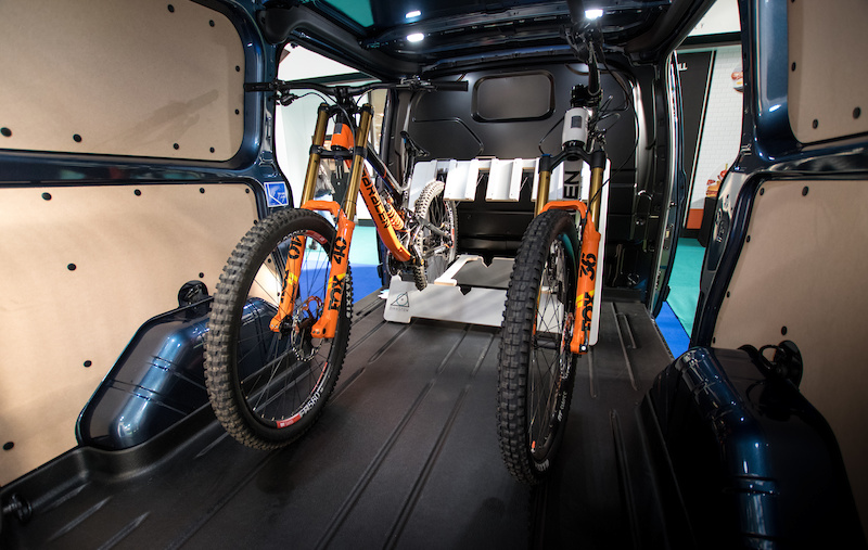 bike rack inside van