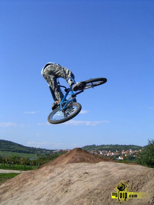 aerial... 11 year old rider...