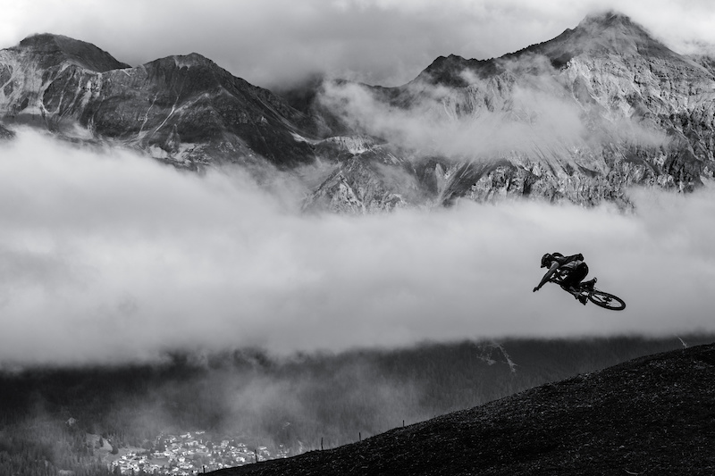Simon Johansson riding in Lenzerheide, Switzerland.