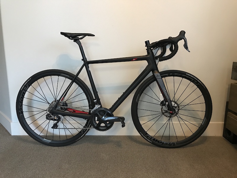 2018 Argon 18 Gallium Pro Disc Di2 Med Demo Bike Flat Blk For Sale