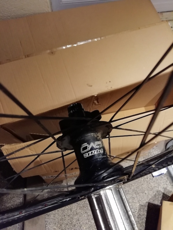 carbon xc/am rims front good rear needs respoke For Sale