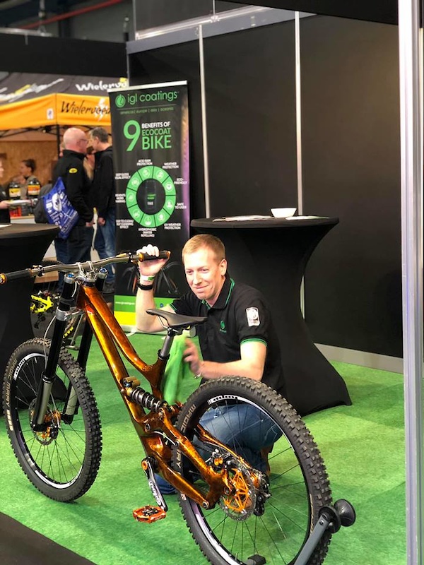 Bikemotion Utrecht 2019 Bike Expo at the IGL Coating Booth