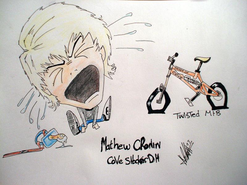 chibi cronin has spat the dummy out!