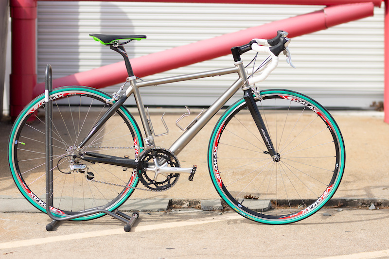 Custom Titanium/Carbon Road Bike For Sale