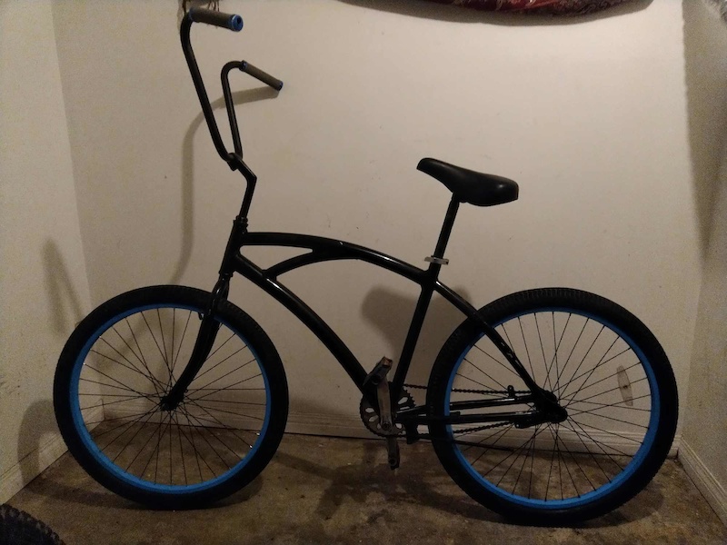 beach cruiser bike with ape hangers