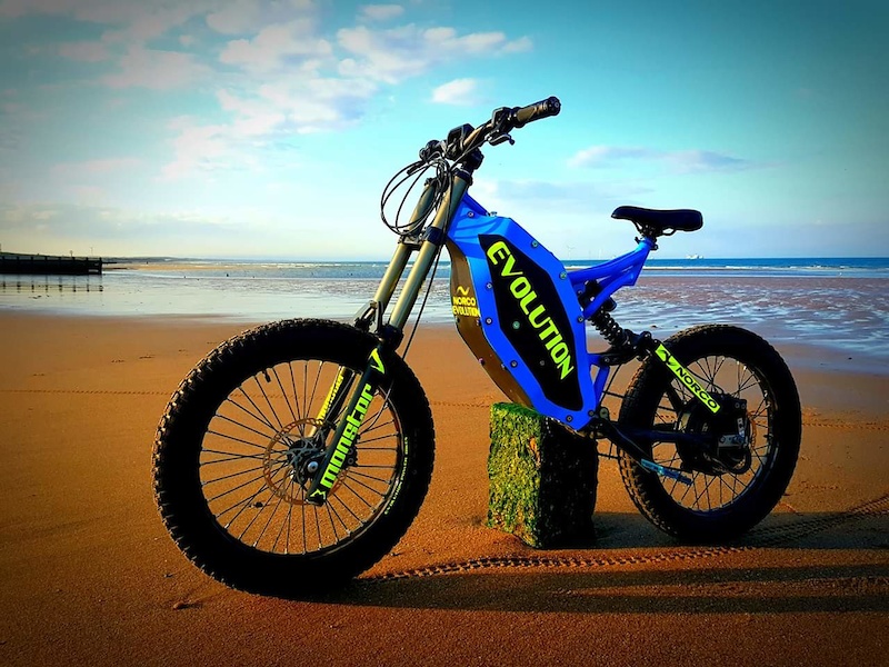 2018 10kw Custom high power e bike evolution, Norco 50mph For Sale