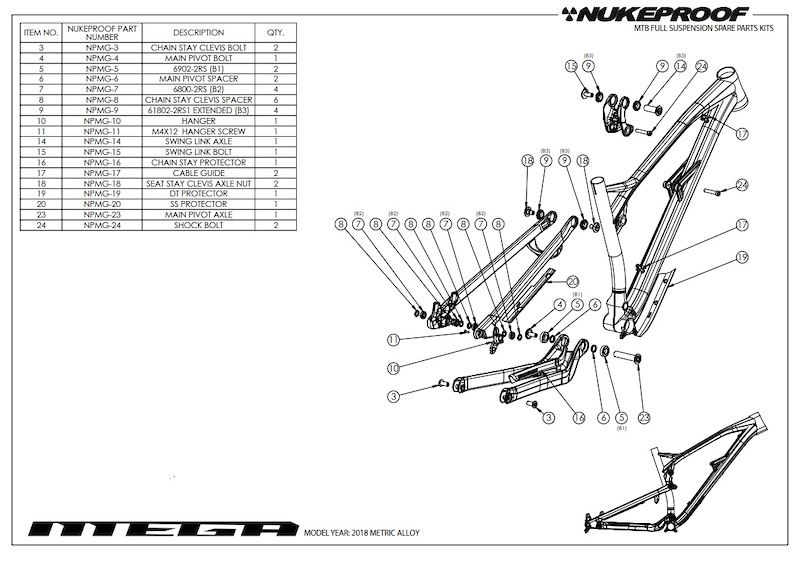 nukeproof mega bearing kit
