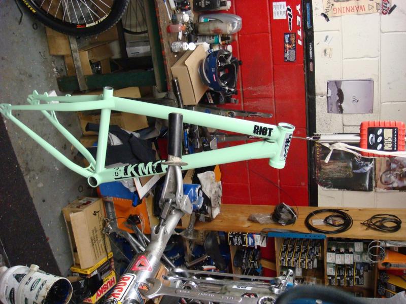 skinner aka skinna

riot frame weighs in at 5.82 pounds stock, 22" length, 2008 mint.