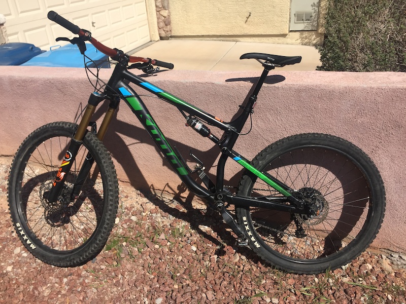 2017 Kona Precept 130 XL 27.5 upgraded 160mm Fox 36 Fork For Sale