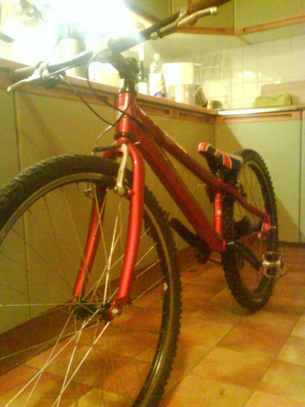 Saracen MAD 2.6 team trials bike- deep red- upgraded For Sale