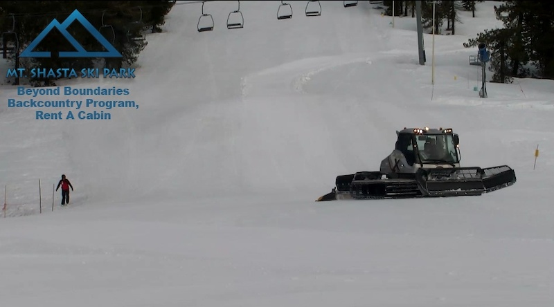 Ski Park Crew working on the Corduroy Crusher Race Course 2019