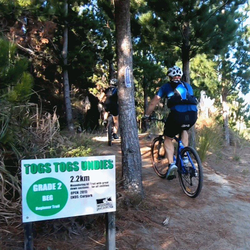 Togs Togs Undies Mountain Biking Trail - Auckland