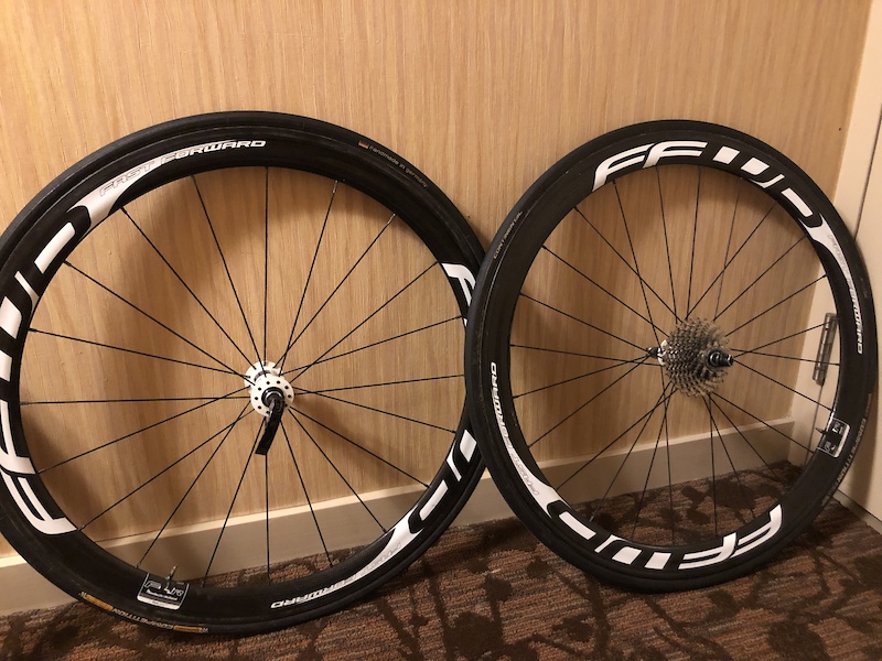 2017 FFWD F4r ceramic carbon tubular wheelset For Sale