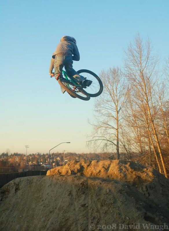 Jumps were frozen, good enough to hit, good time riding instead of finals work
