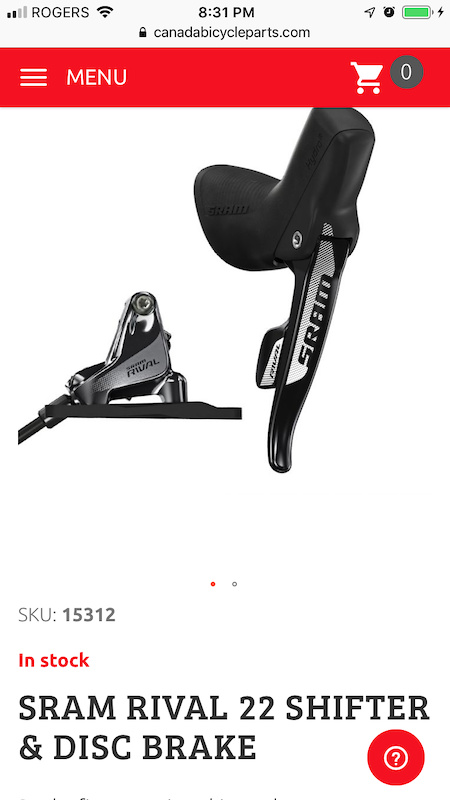 sram rival flat mount
