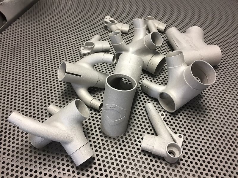 Aluminum 3D printed parts for XC bike