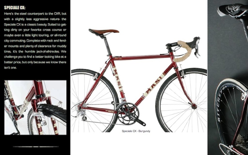 2009 Masi Speciale CX gravel bike 58cm For Sale