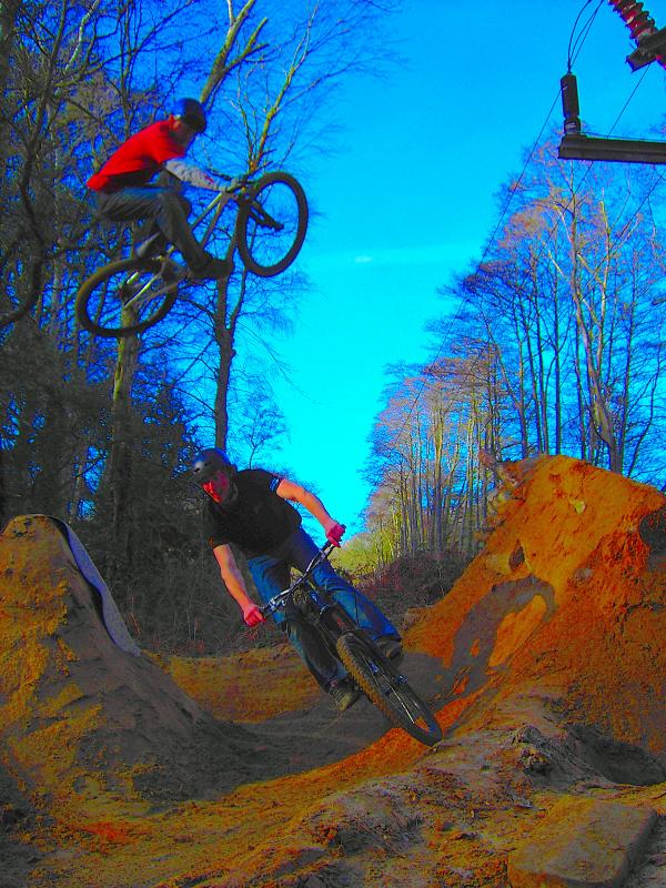 Lymington, hampshire dirt jump spot 