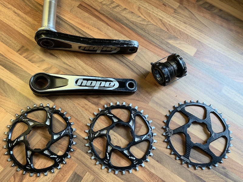 hope 165mm cranks