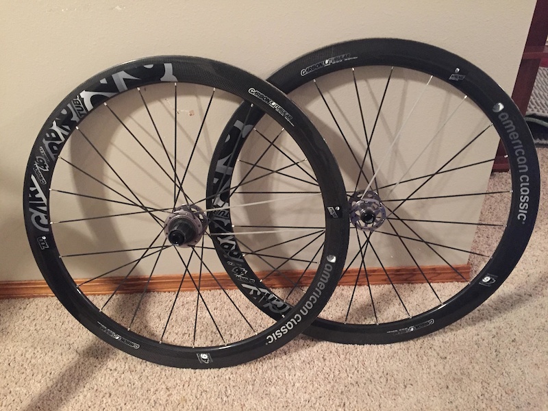 carbon tubular disc wheelset