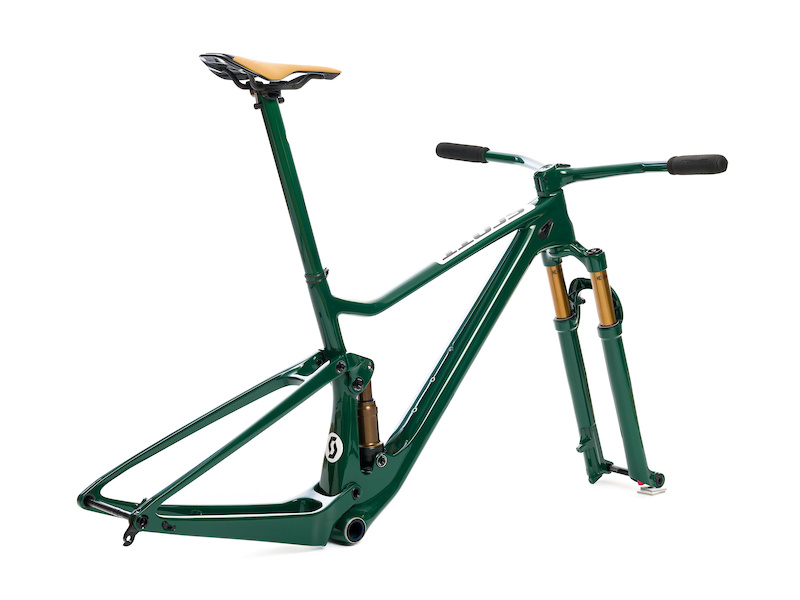 green racing bike