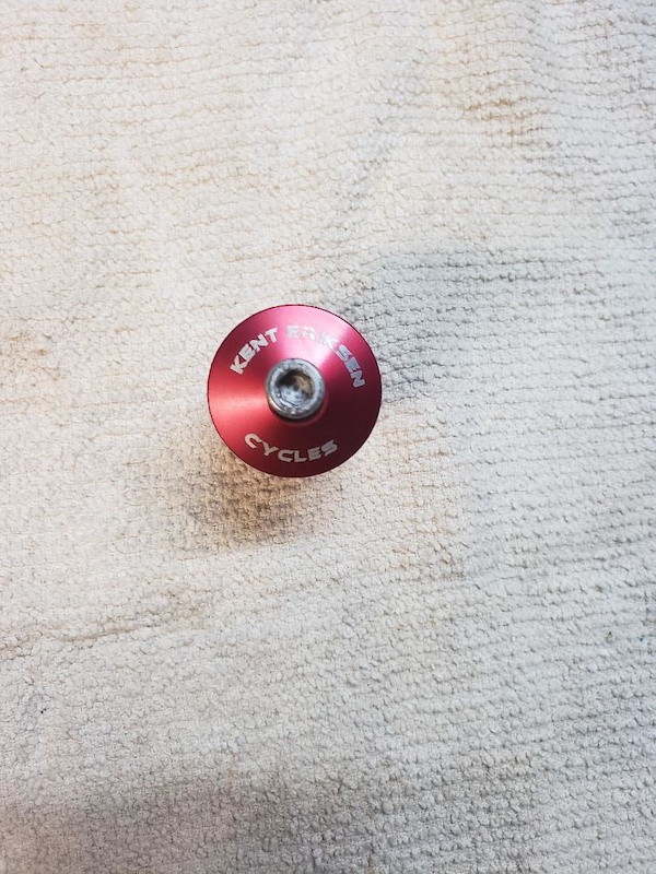 Kent Eriksen Seatpost Hardware, Red For Sale