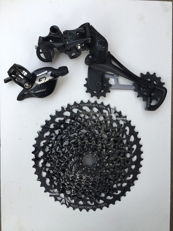 2019 Sram GX derailleur, shifter, cassette and chain For Sale