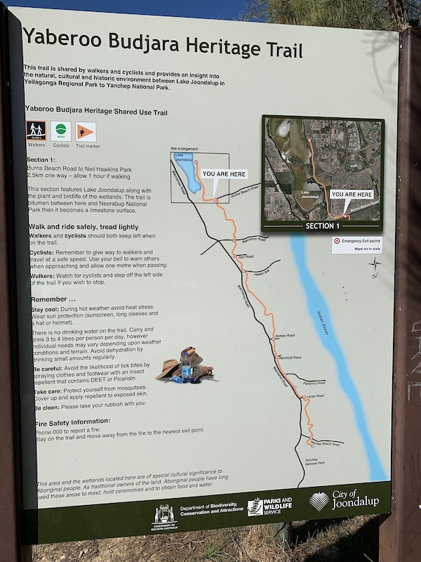 Yaberoo Budjara Heritage Trail Mountain Biking Trail Perth